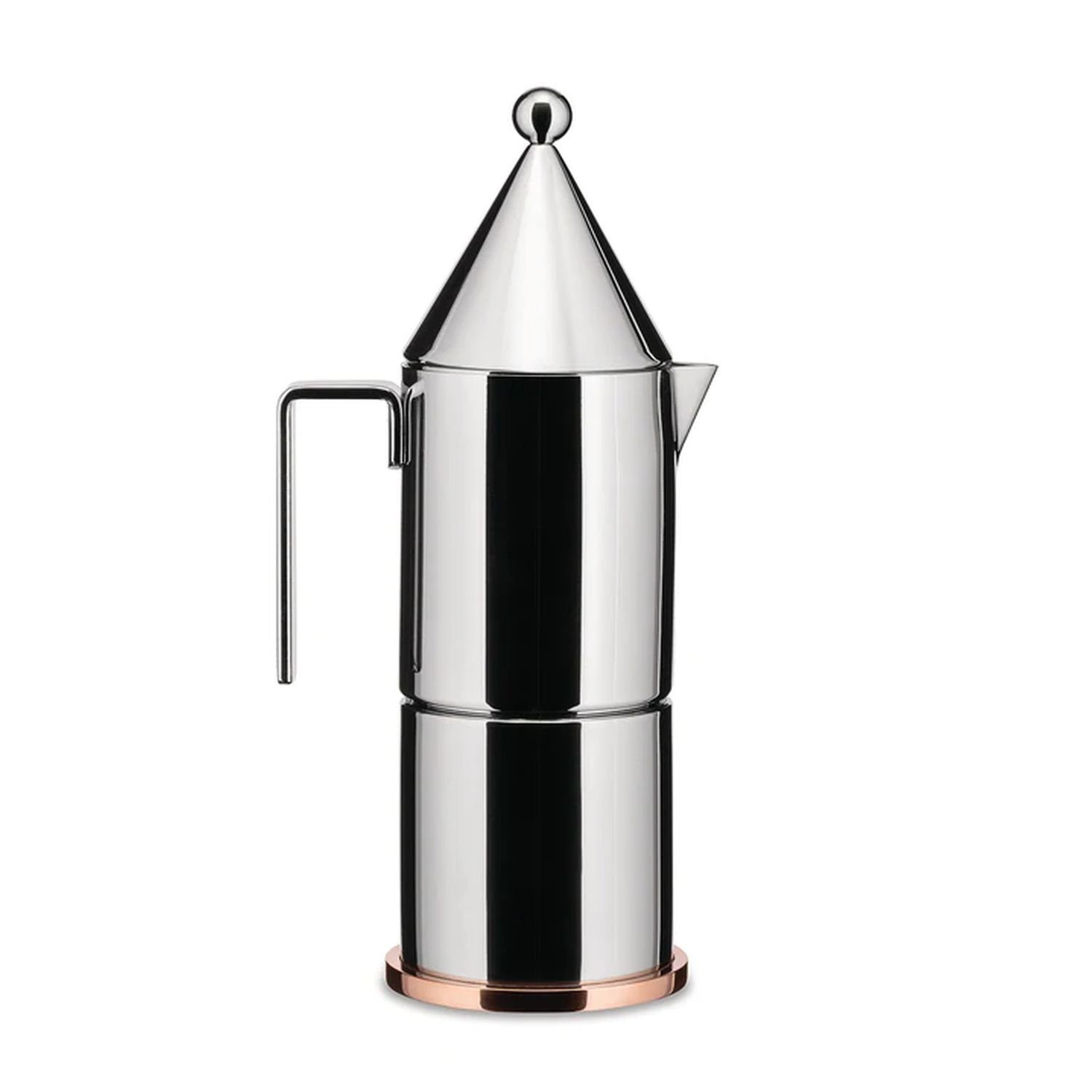 Alessi Espressokocher La Conica für 3 Tassen, 0,15l Kaffeekanne