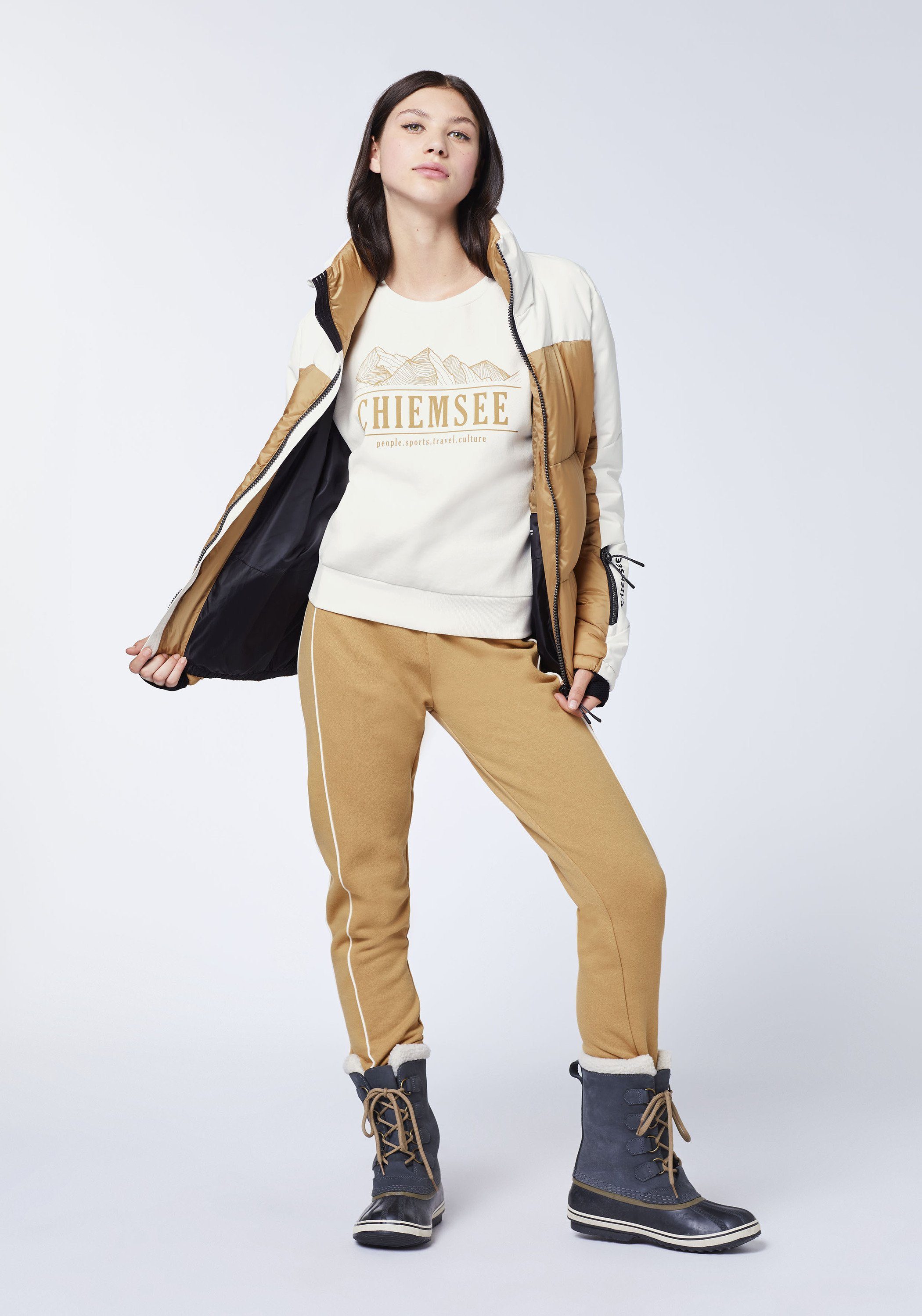 Chiemsee Skijacke Skijacke im zweifarbigen Puffer-Design 1