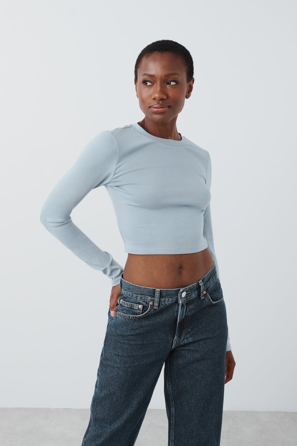 Soft cropped top