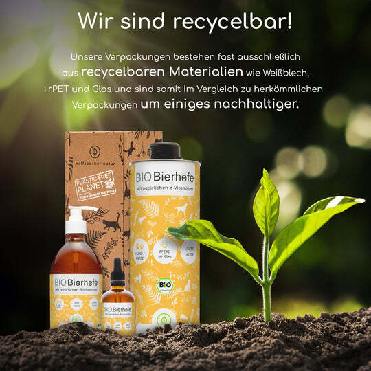 Wolfsbacher Natur Ergänzungsfutter & Aufzucht Wolfsbacher Natur Bio Bierhefe 100 ml