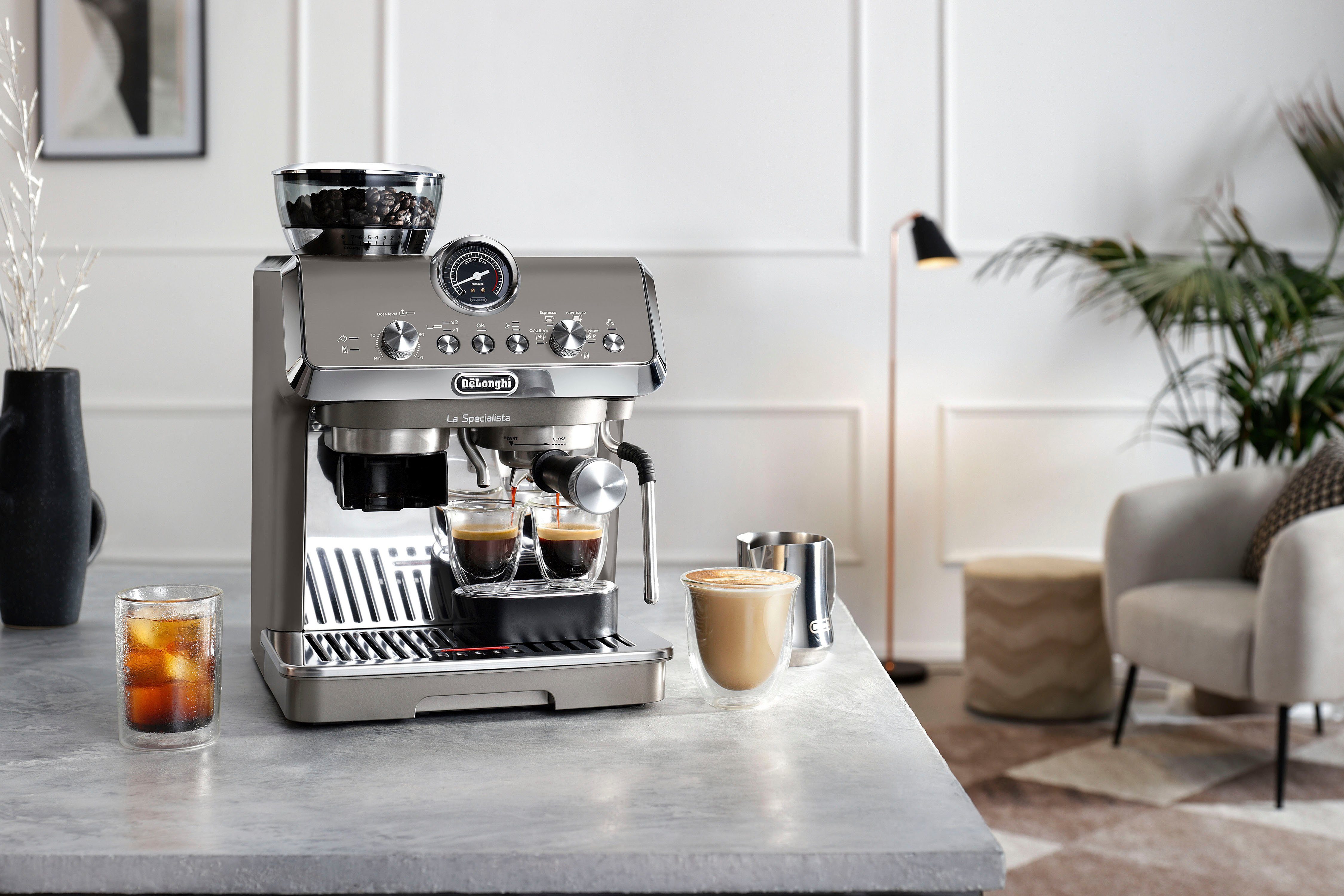 De'Longhi Siebträgermaschine La Specialista Arte Evo Cold Brew EC9255.T