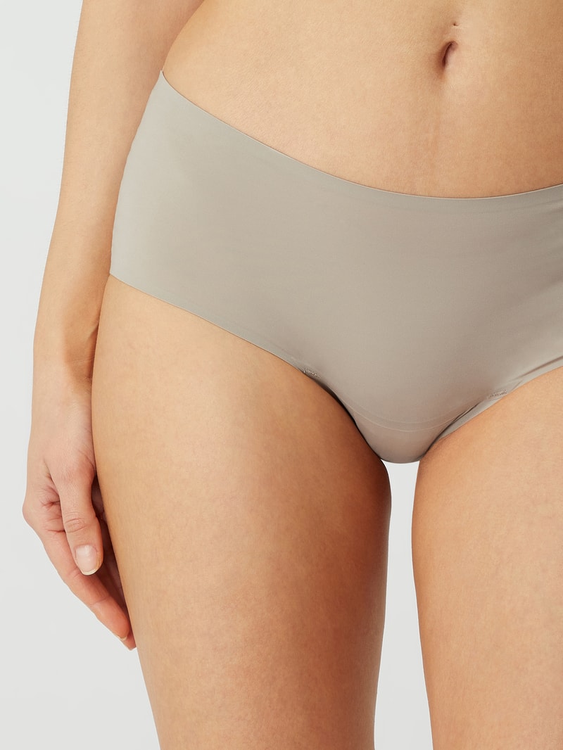Panty mit Stretch-Anteil im 2er-Pack - figurformend in taupe