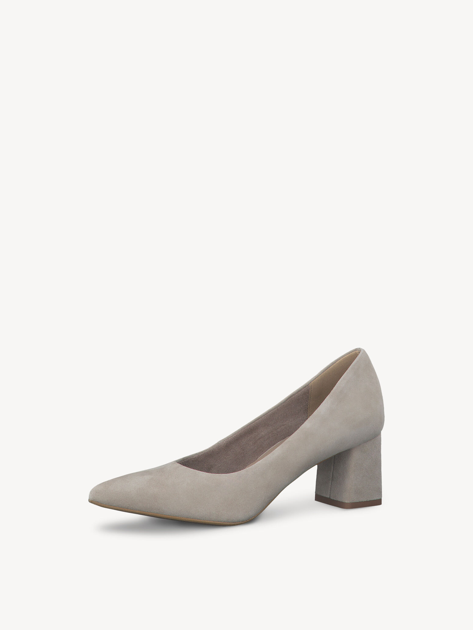 Escarpin en cuir - beige