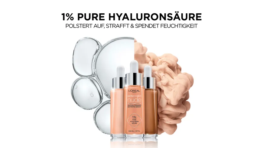 L'ORÉAL PARIS MakeUp PERFECT MATCH NUDE SERUM 30 ml 2-3 - hell