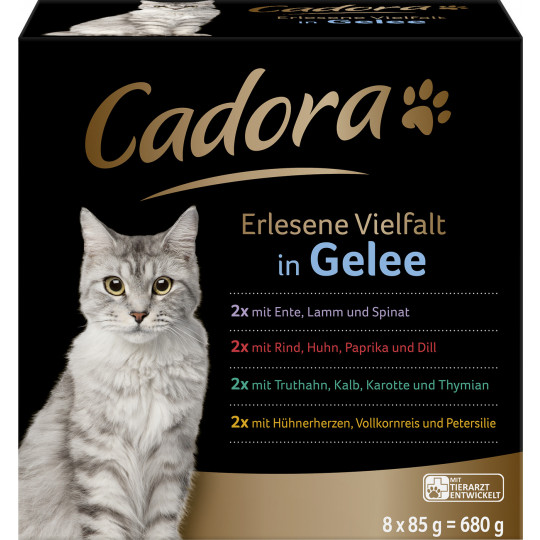 Cadora Erlesene Vielfalt in Gelee 8x 85G