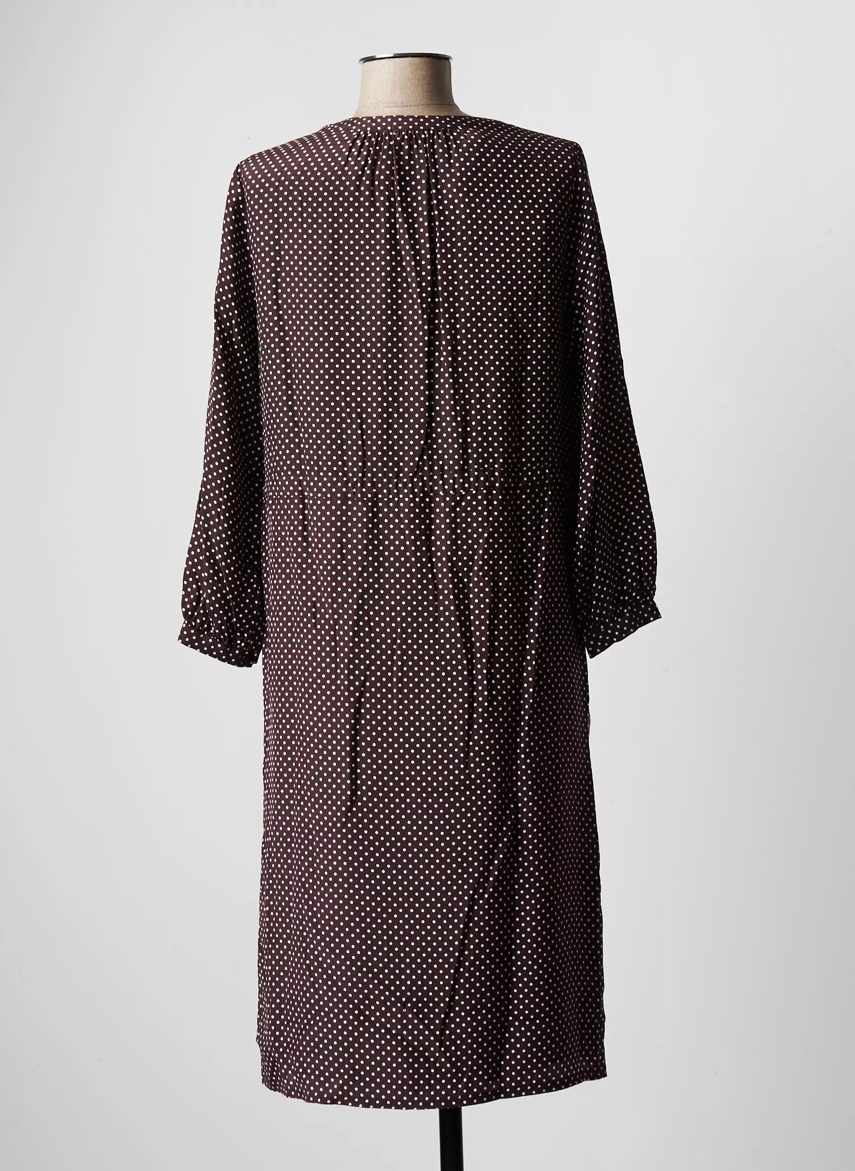 Comptoir Des Cotonniers Robes Mi Longues Femme couleur marron