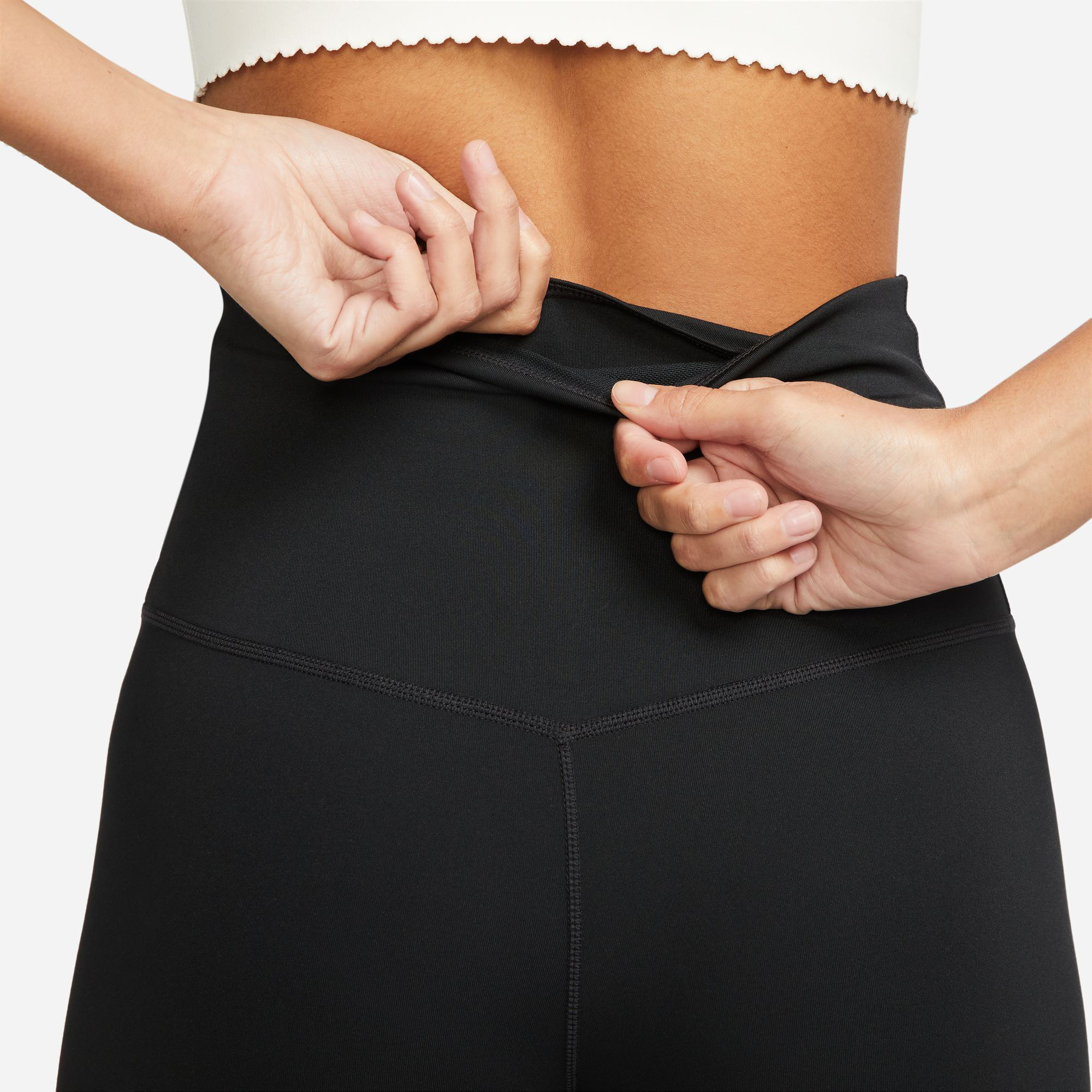Dri-Fit One High-Rise Crop Tight Damen - Schwarz