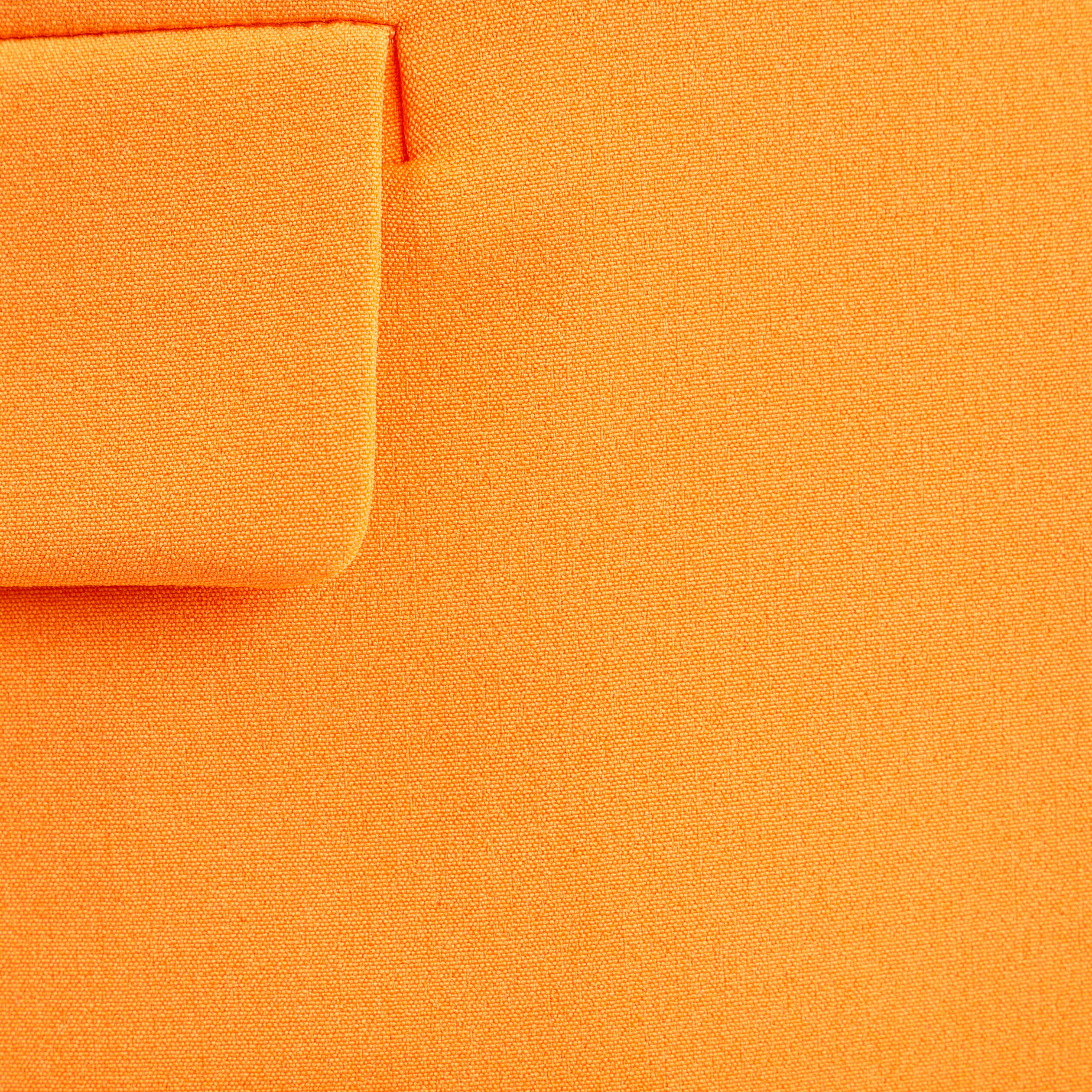 Veste blazer boutonnée orange clair femme | Cache Cache