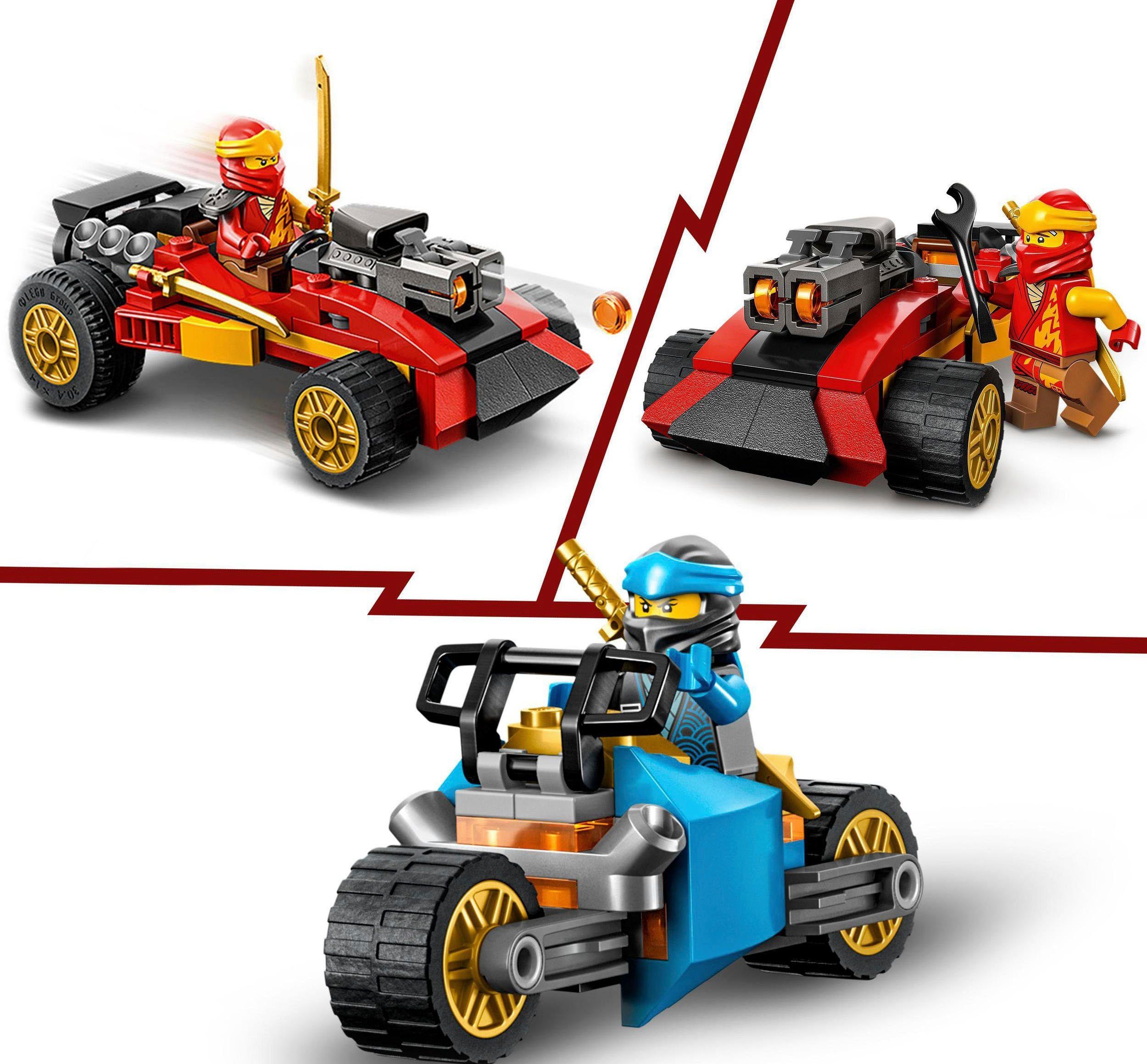 LEGO® Konstruktionsspielsteine Kreative Ninja Steinebox (71787), LEGO® NINJAGO, (530 St), Made in Europe