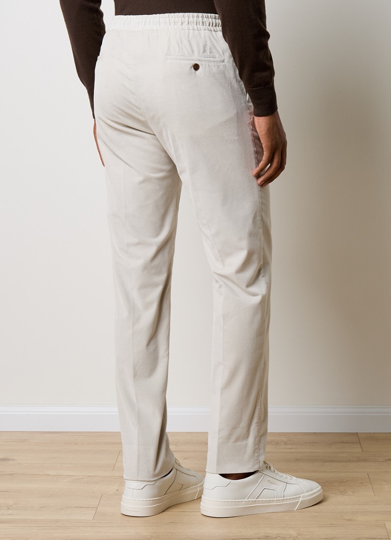 Chino kalhoty Corneliani Tapered z manšestru