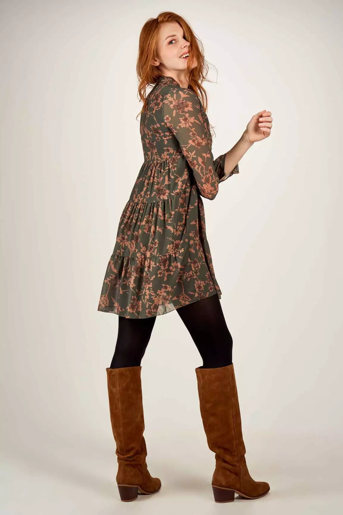 Zabaione Robes Mi Longues Femme couleur vert