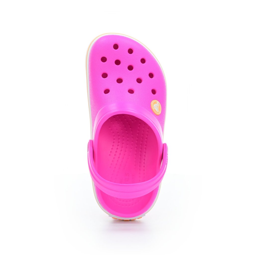 Crocs Crocband Clog K - Electric Pink / Cantaloupe Pantoffeln