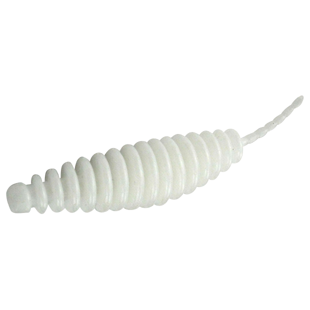 Kogha Gummiköder Räuberfänger Troutworm (weiß)