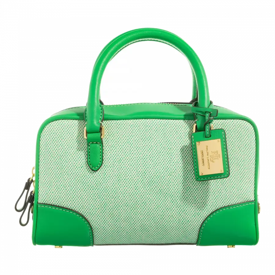 Lauren Ralph Lauren - Lauren Ralph Lauren Handle Bags Rindsleder Green - grün