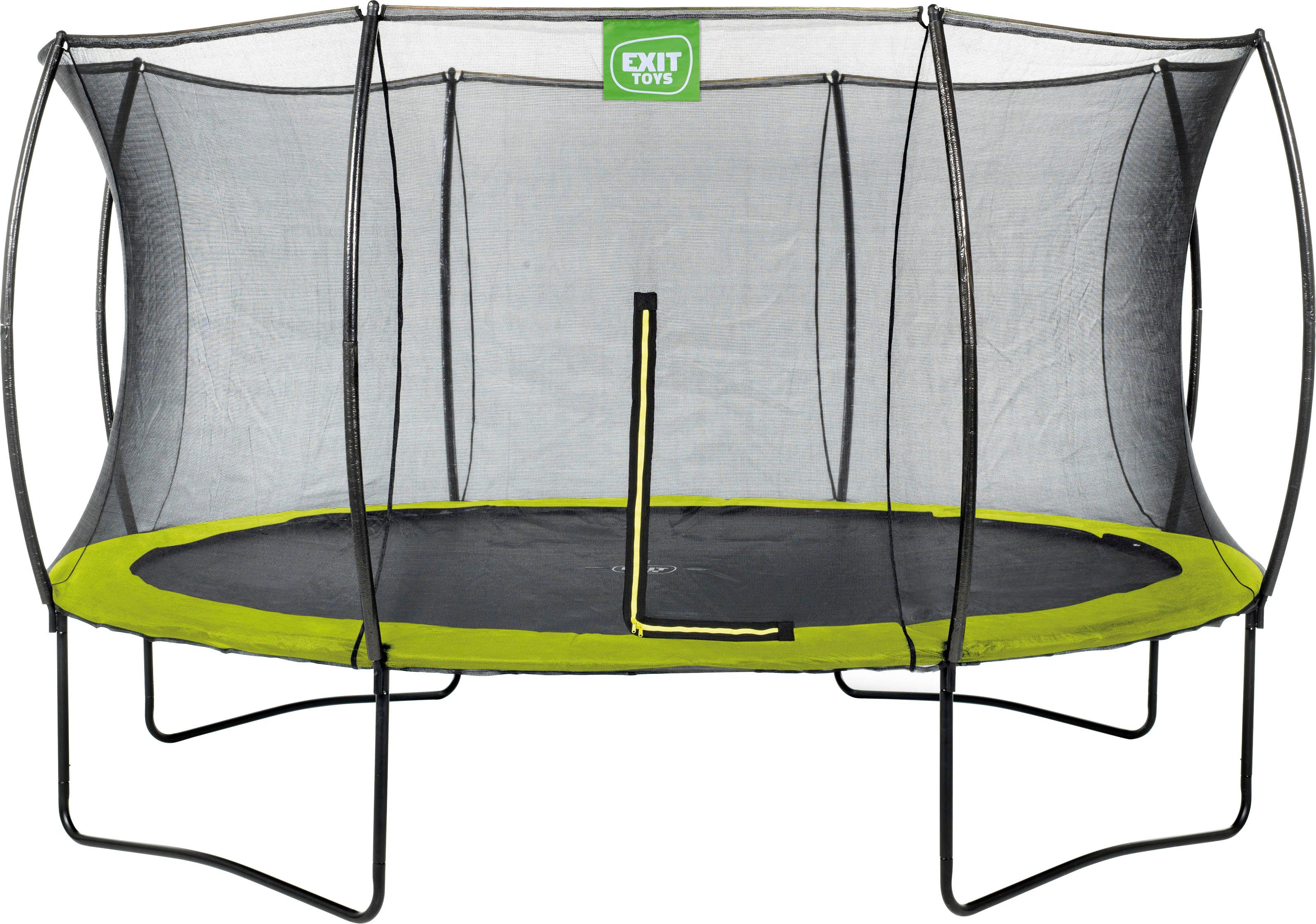 EXIT Gartentrampolin Silhouette, Ø 366 cm, mit Sicherheitsnetz