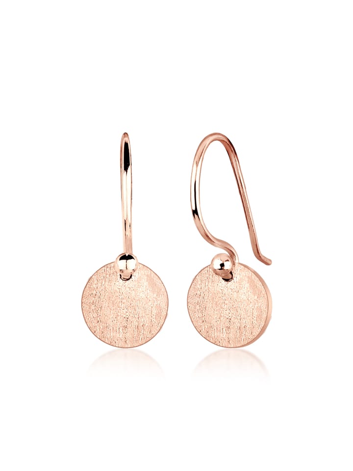 Elli Ohrringe 925 Sterling Silber Kreis, Geo in Rosegold günstig kaufen onesize