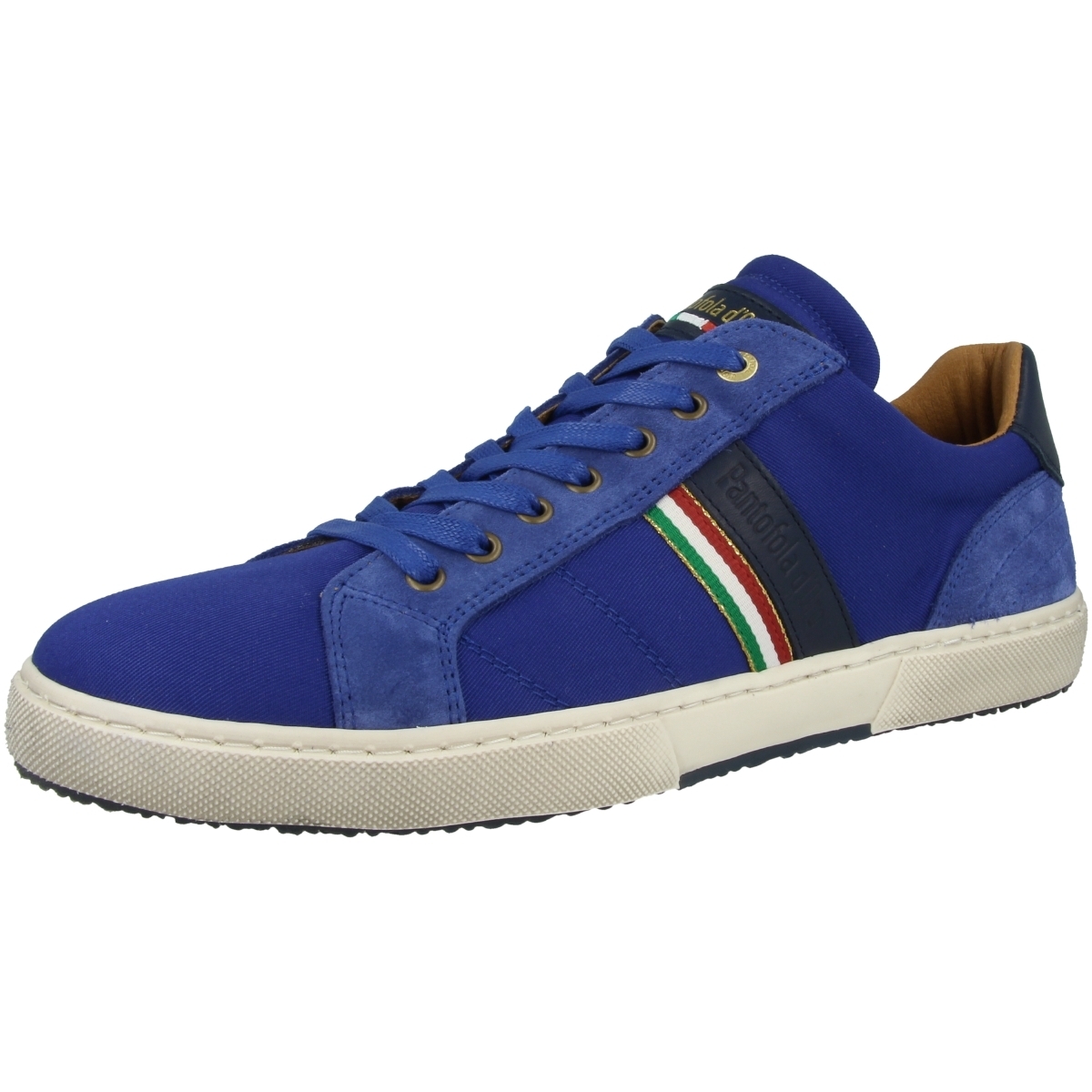 Pantofola d Oro Modena Canvas Uomo Low Sneaker Low blau