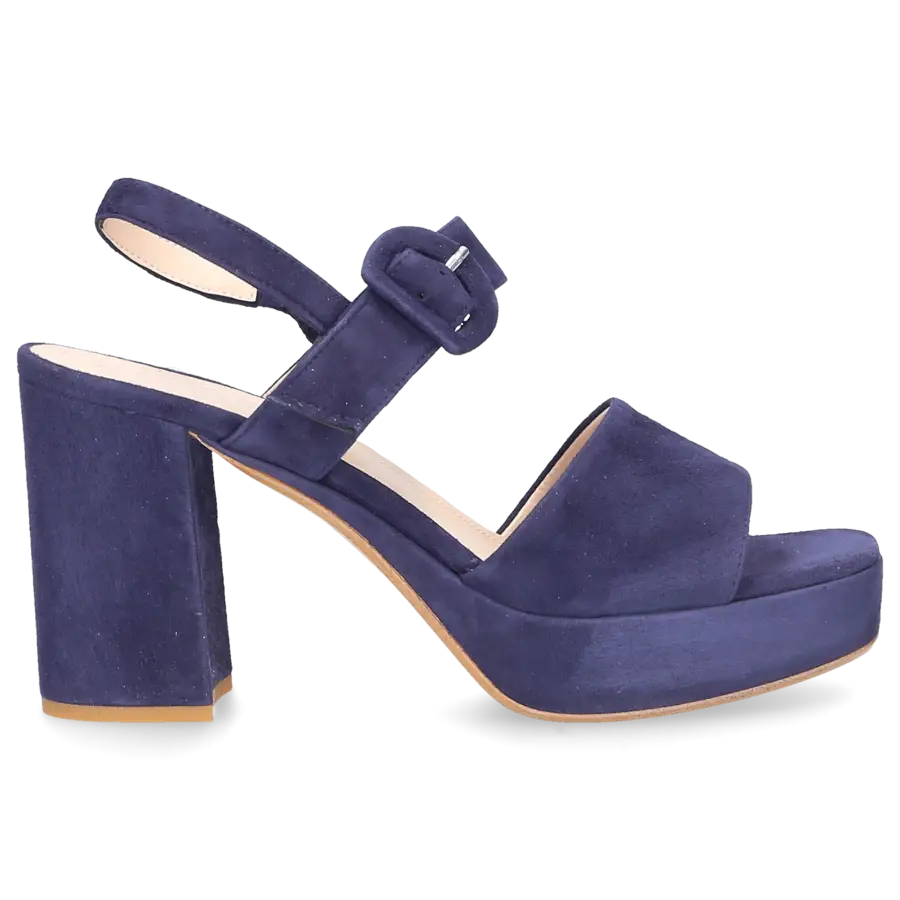 Sgamo - Sandalen 538 Veloursleder - blau