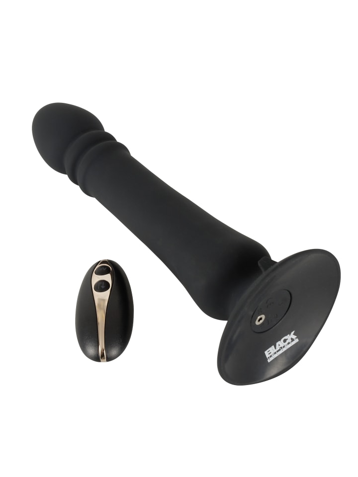 Black Velvets Stoßvibrator Anal thruster in schwarz günstig kaufen 19,5 cm