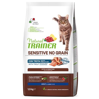Natural Trainer Cat No Grain Forelle