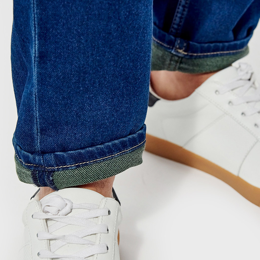 APEX  Jean slim bleu Homme délavé
