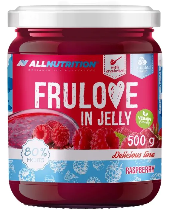 „Allnutrition Frulove“ aviečių skonio želė