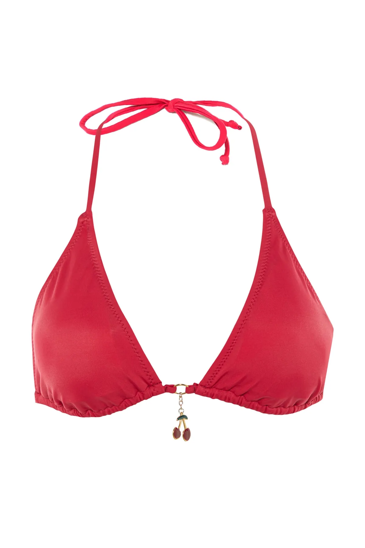Trendyol Collection  Fuchsiafarbenes Triangel-Bikinioberteil TBESS23BU00045