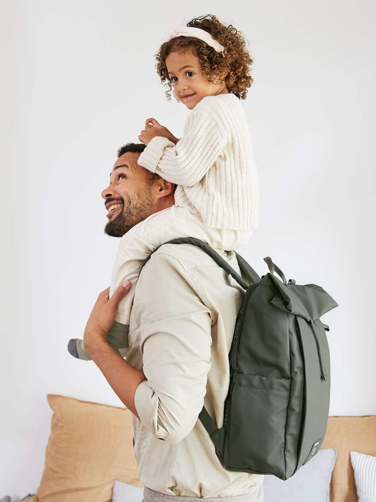 Lässig Wickelrucksack ROLLTOP GREEN LABEL LÄSSIG - olivgrün