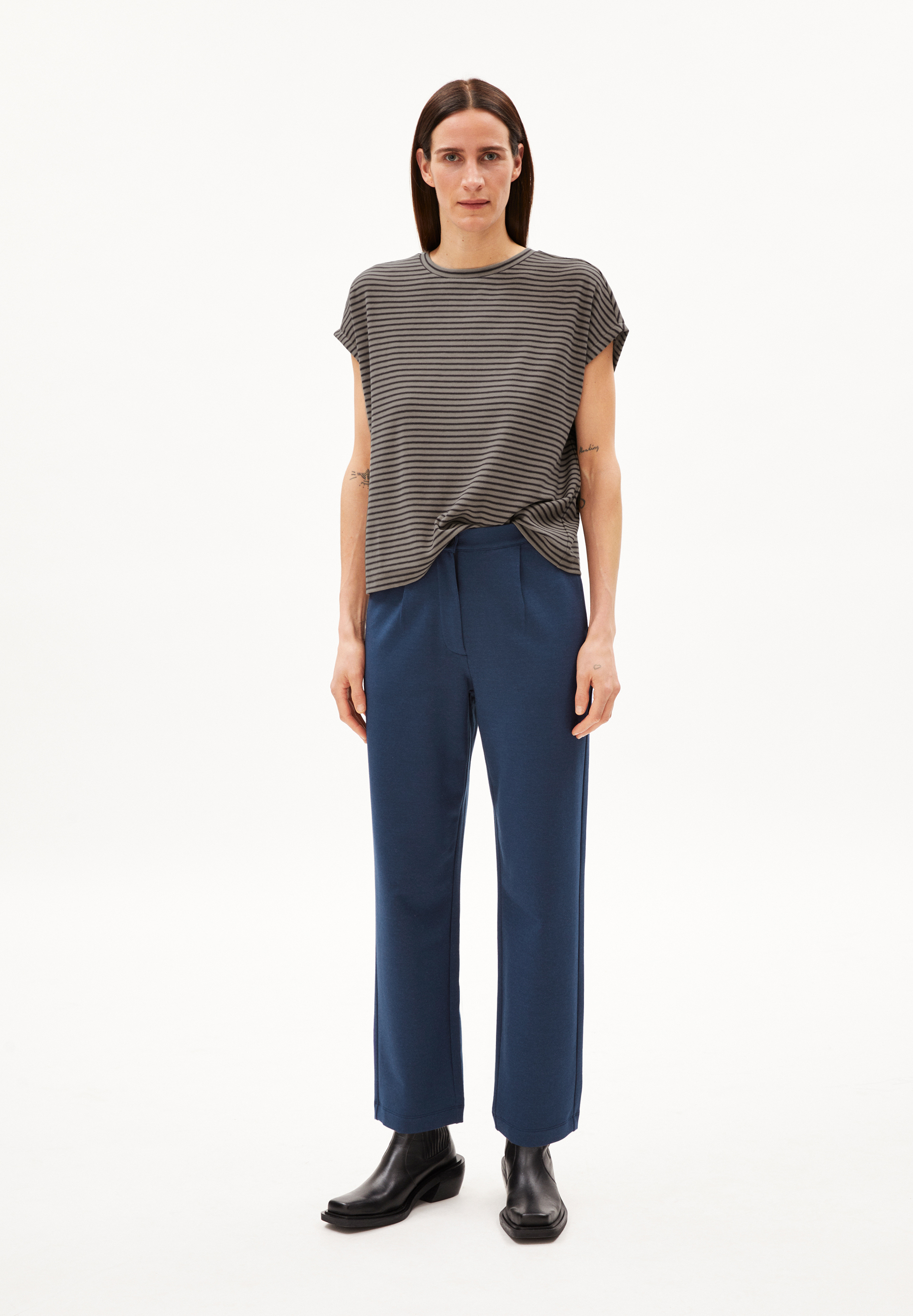 T-Shirt Oversized Fit aus Bio-Baumwoll Mix