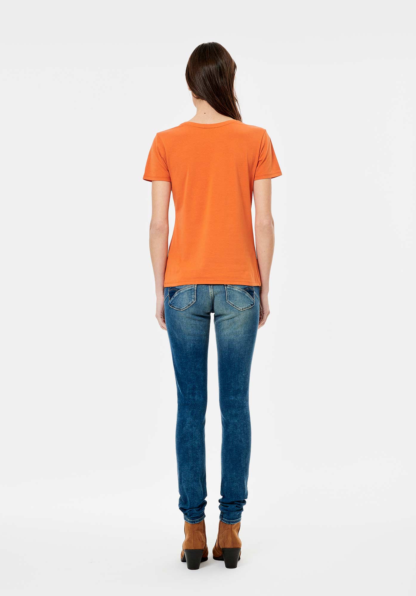 LORIE  T-shirt orange Femme