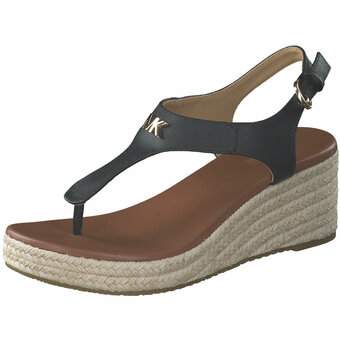 Michael Kors Laney Thong Keilsandale in schwarz