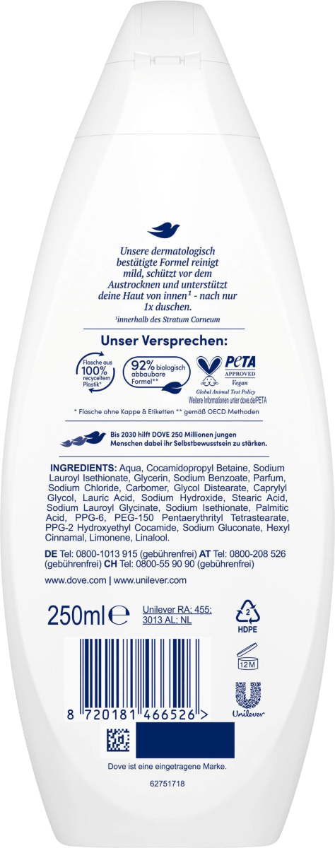 Pflegedusche Hydrate, 250 ml