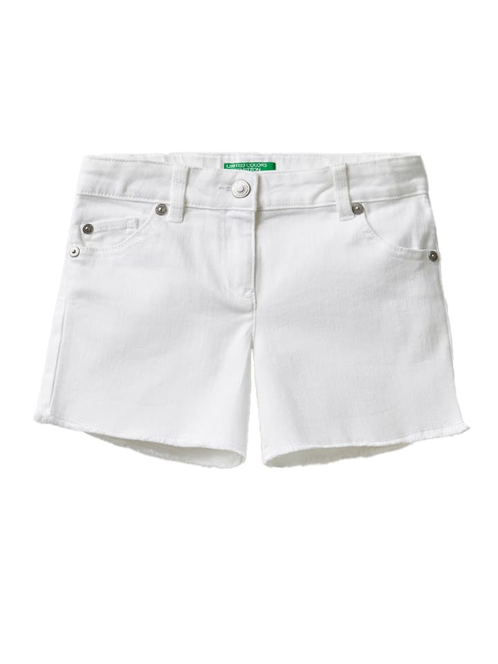 Benetton Shorts in Weiß günstig kaufen
