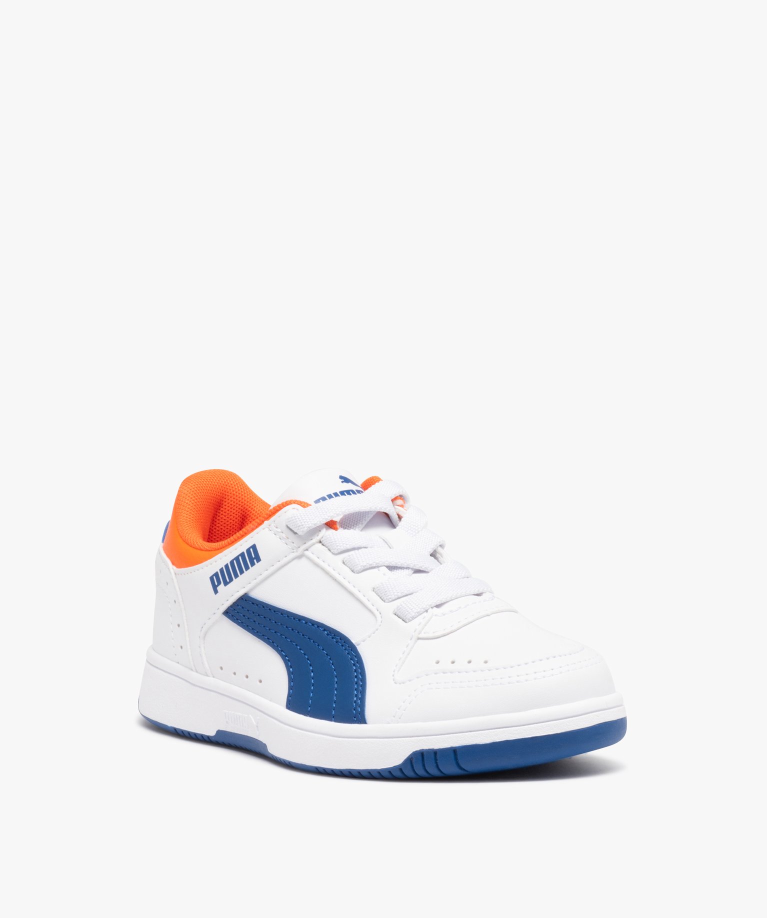 Baskets Garçon à lacets élastiqués - Puma blanc | GEMO
