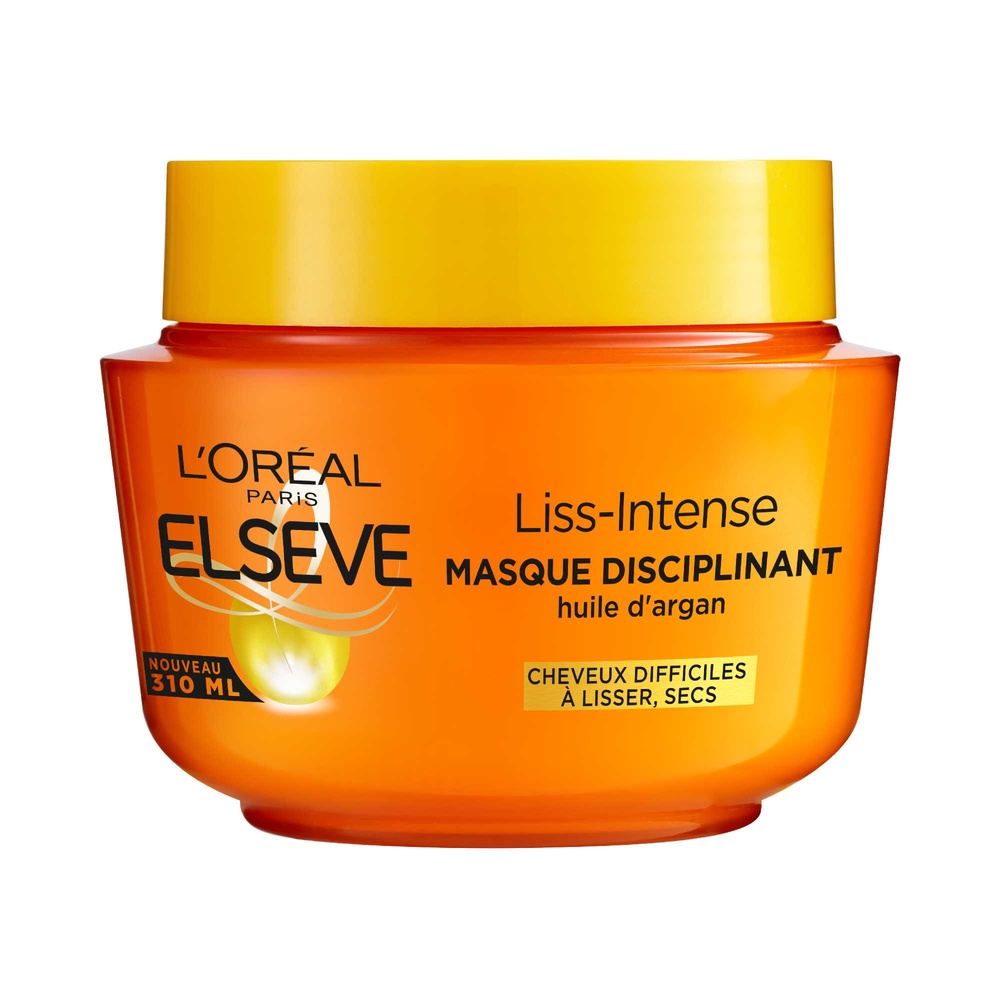 L'Oréal Paris Elseve Liss-Intense Masque disciplinant enrichi en huile d'argan cheveux secs