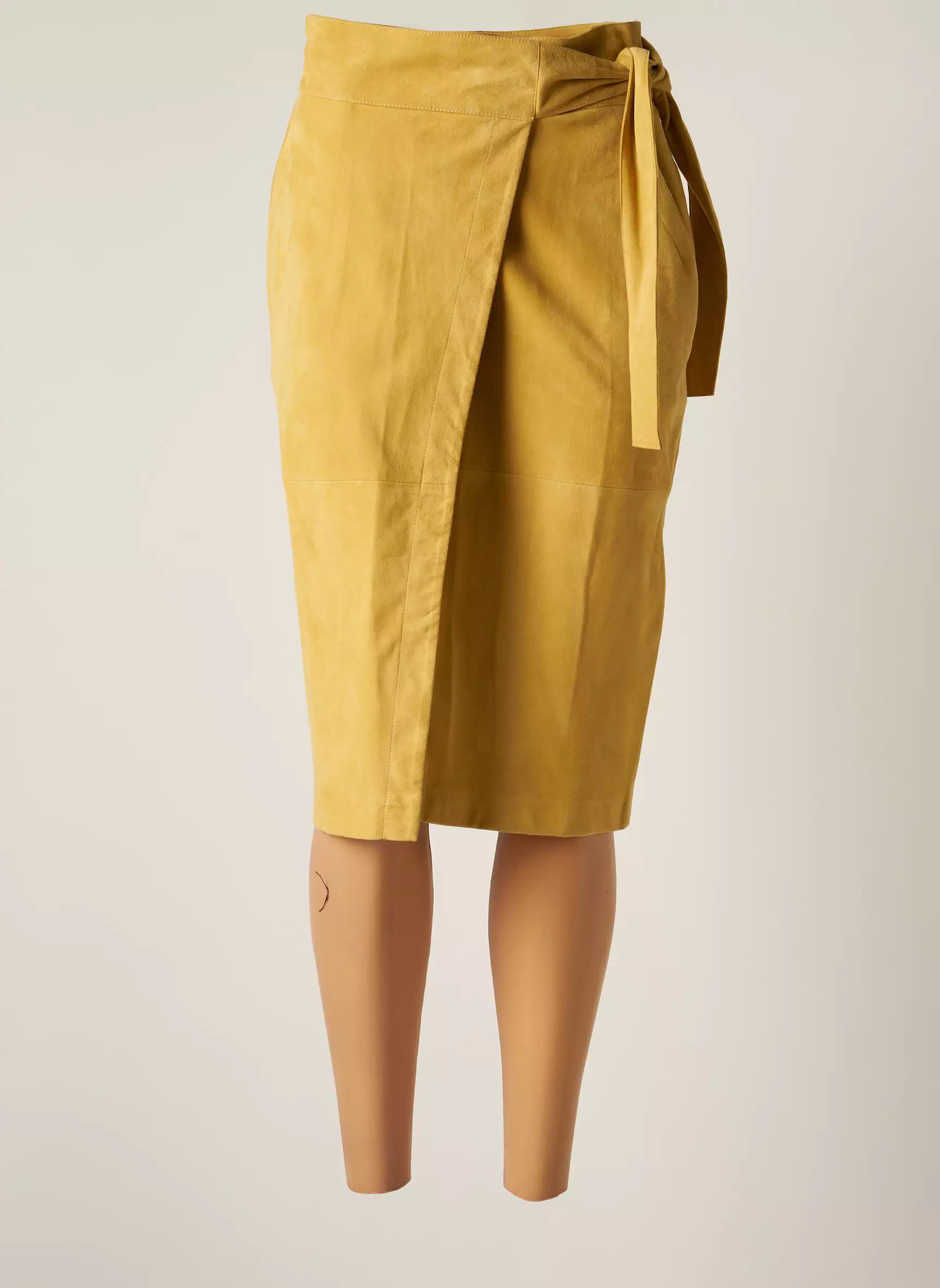 Ba Sh Jupes Mi Longues Femme couleur jaune