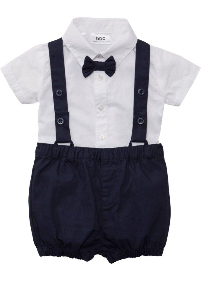 Baby Hemd + Fliege + Hose (3-tlg. Set)