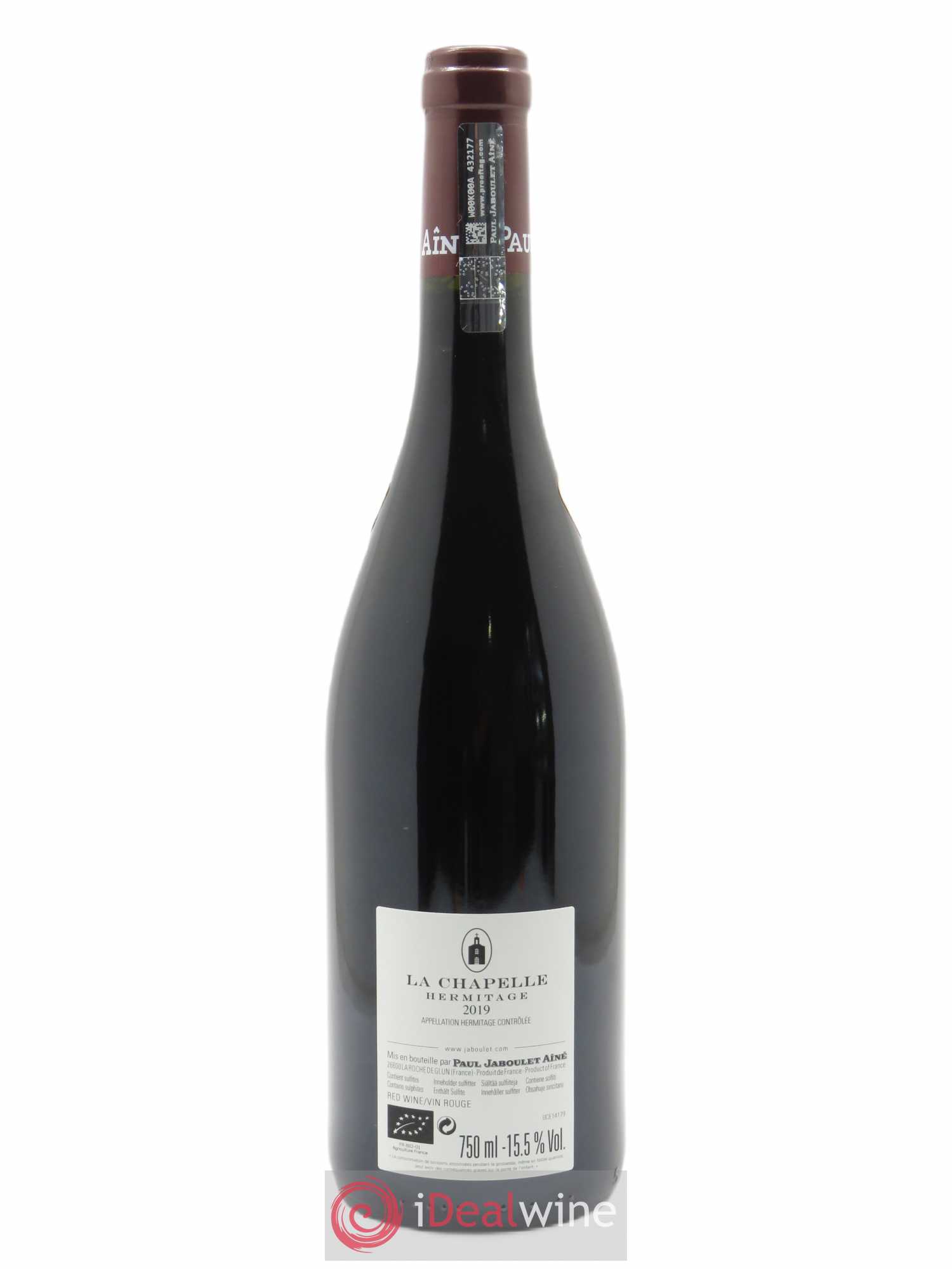 Hermitage La Chapelle Paul Jaboulet Ainé  2019 - Lot de 1 Bouteille