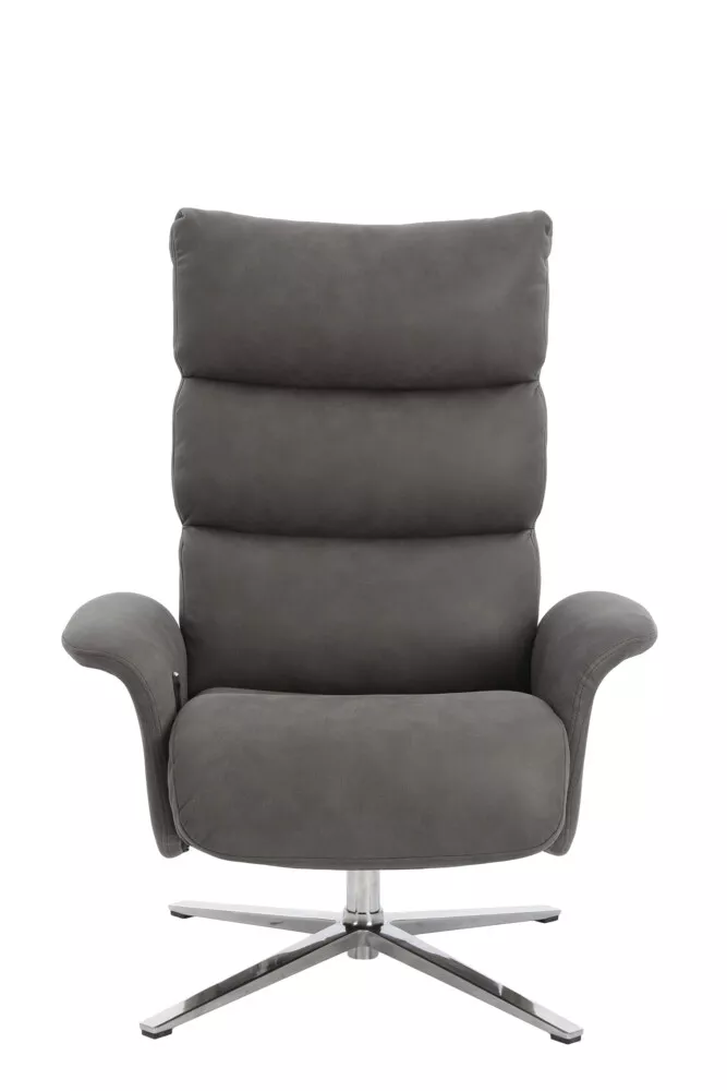 Happy Home Happy Home moderner Relaxsessel mit Drehfunktion Bürosessel, grau