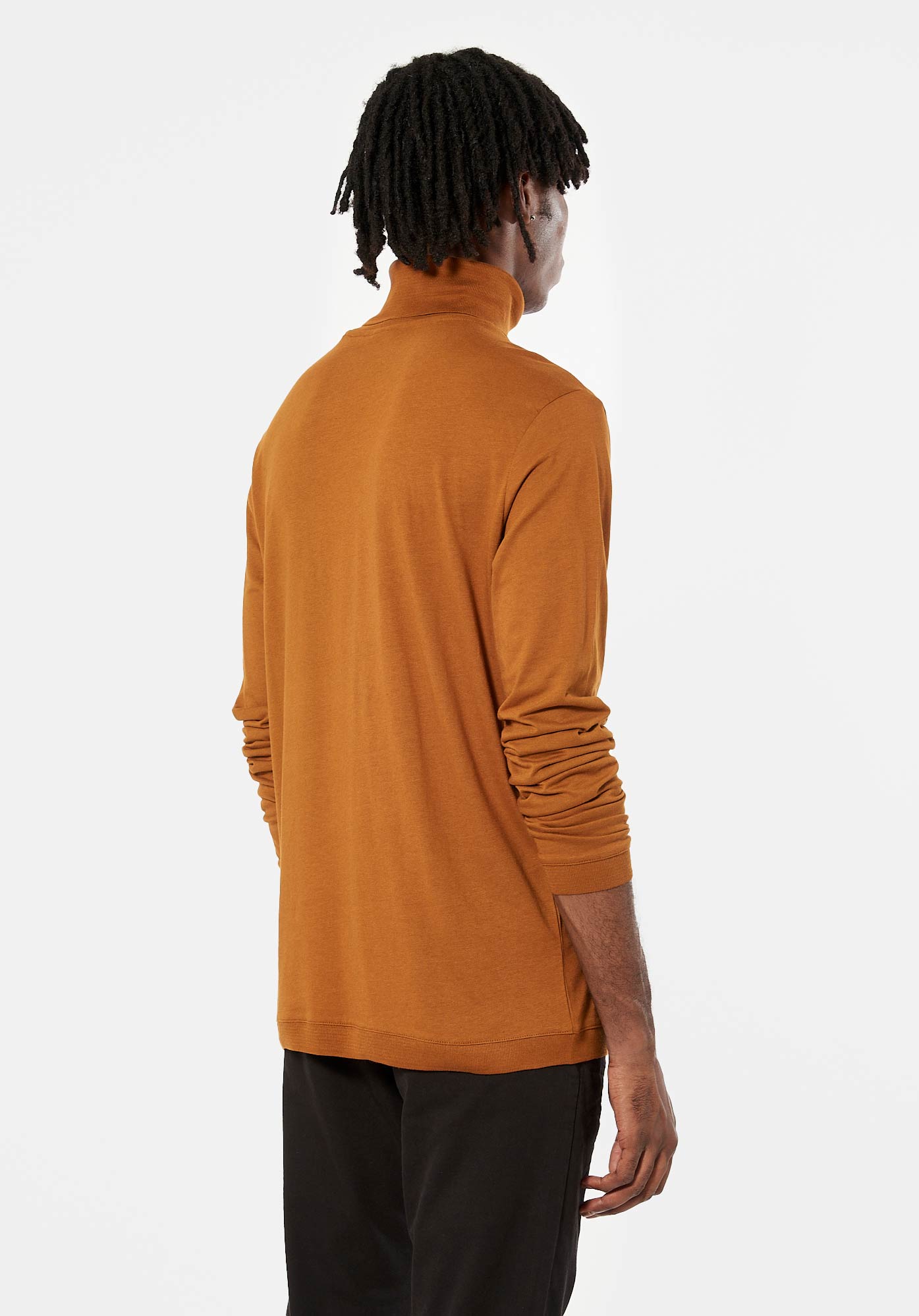 PASTE  T-shirt col roulé marron Homme