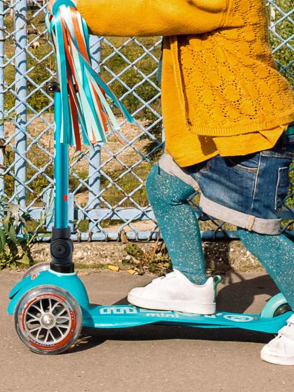 Trottinette 3 roues pliable – Mini Micro Deluxe Pliable Aqua