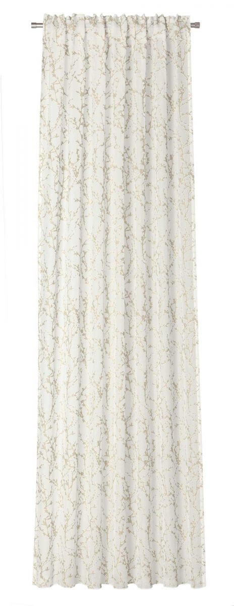 Neutex Schal Floralis-A mit Schlaufenband Leinen 137 x 245 cm