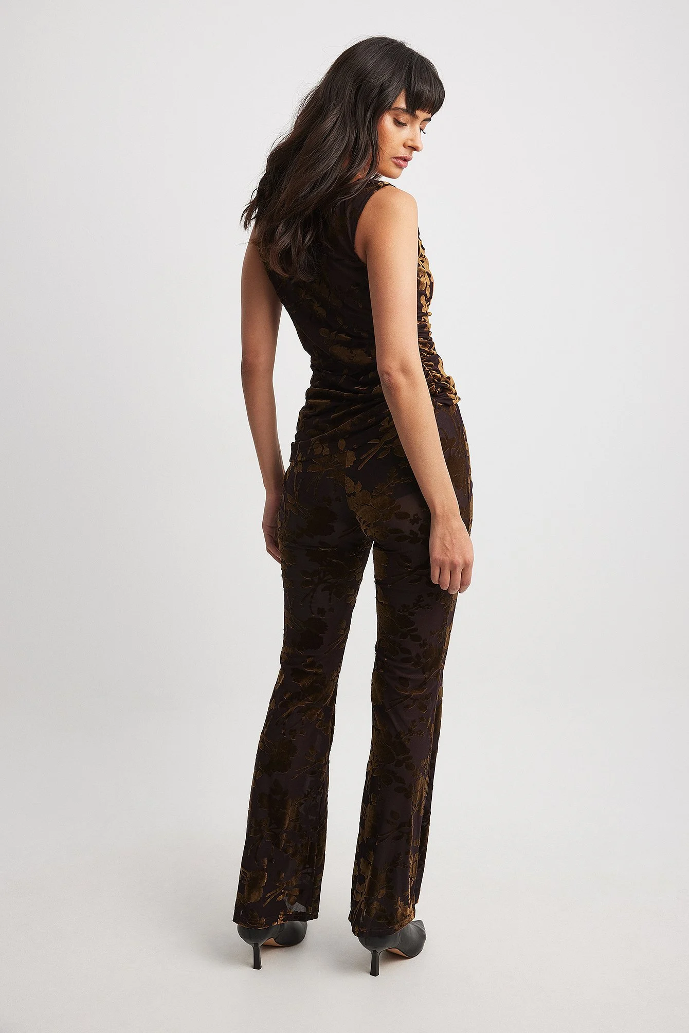 Mesh-Hose mit mittelhoher Taille
