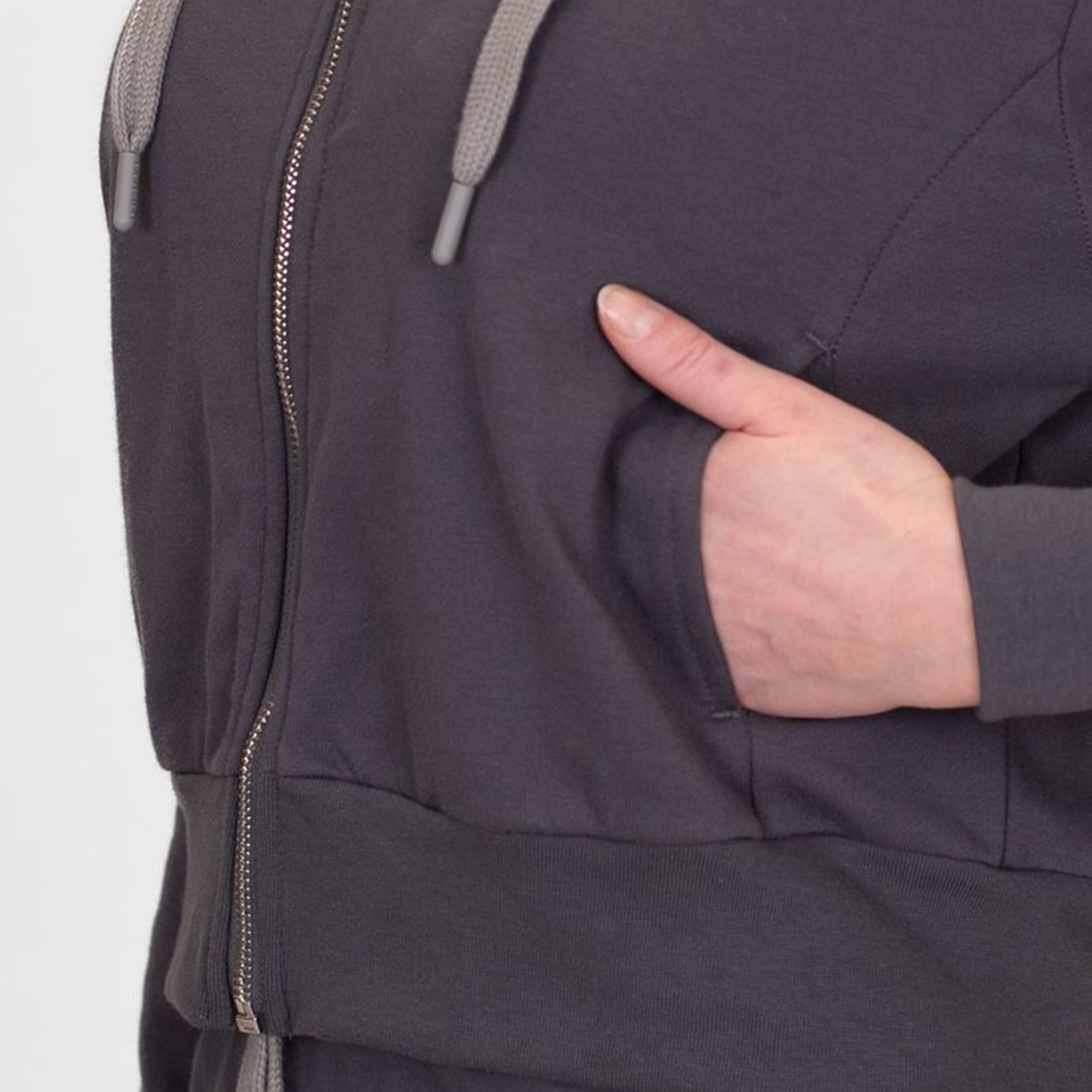 Chill Trainingsjacke Damen - Dunkelgrau