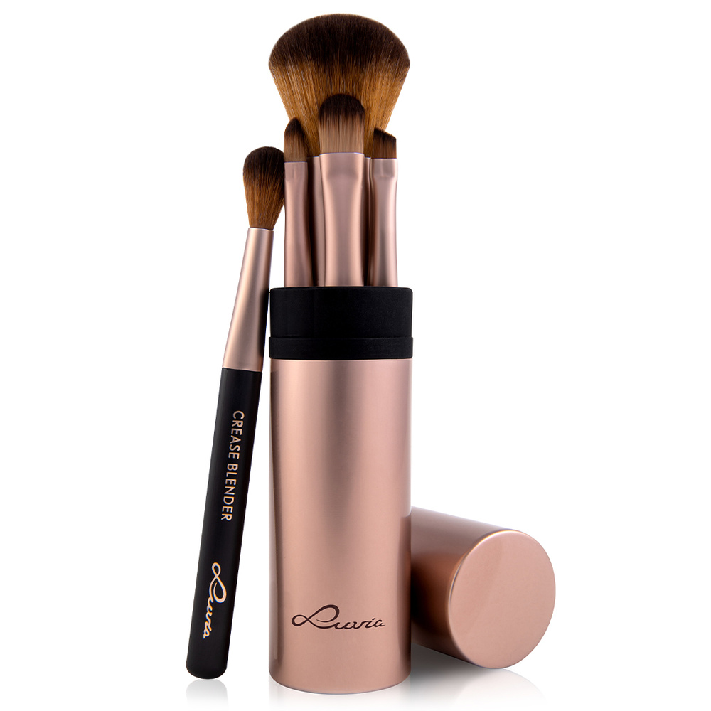luvia Travel Set - Cappuccino Kit Pinceaux de Voyage