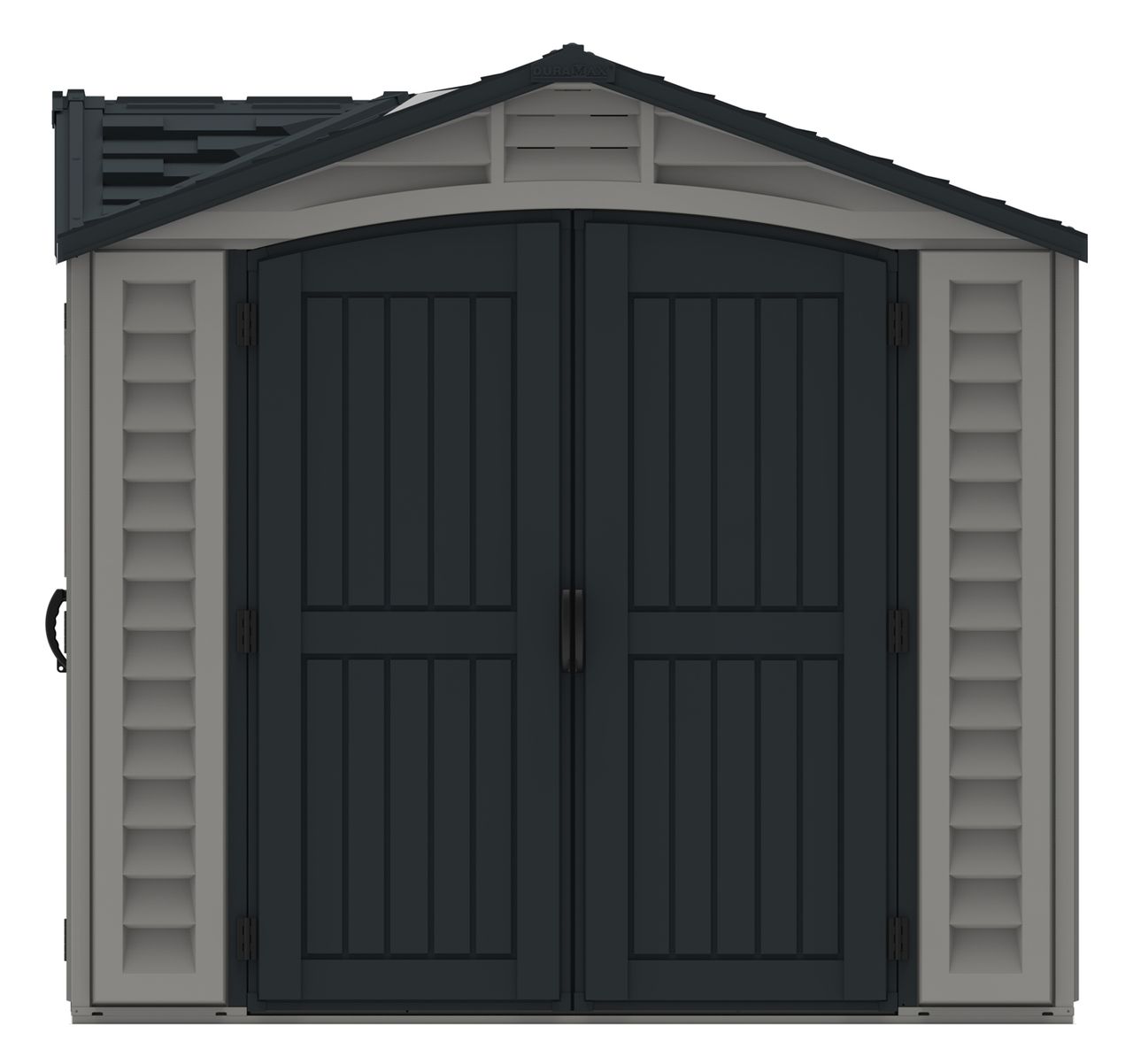 Duramax Kunststoffgerätehaus Apex Pro 10.5'x8', 7,6 m² - Grau   Bodenkonstruktion DURAMAX 40116