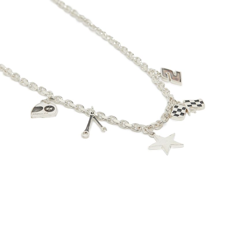 TwoJeys Fast Lap Necklace Silver silber