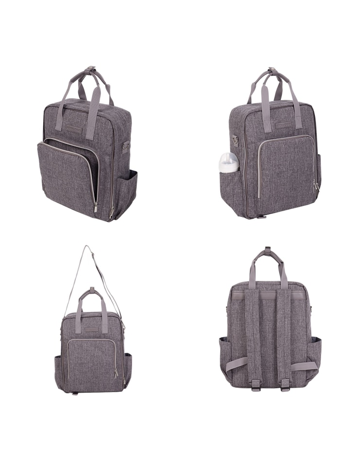 Kikkaboo Wickeltasche Ivy Rucksack in grau günstig kaufen onesize