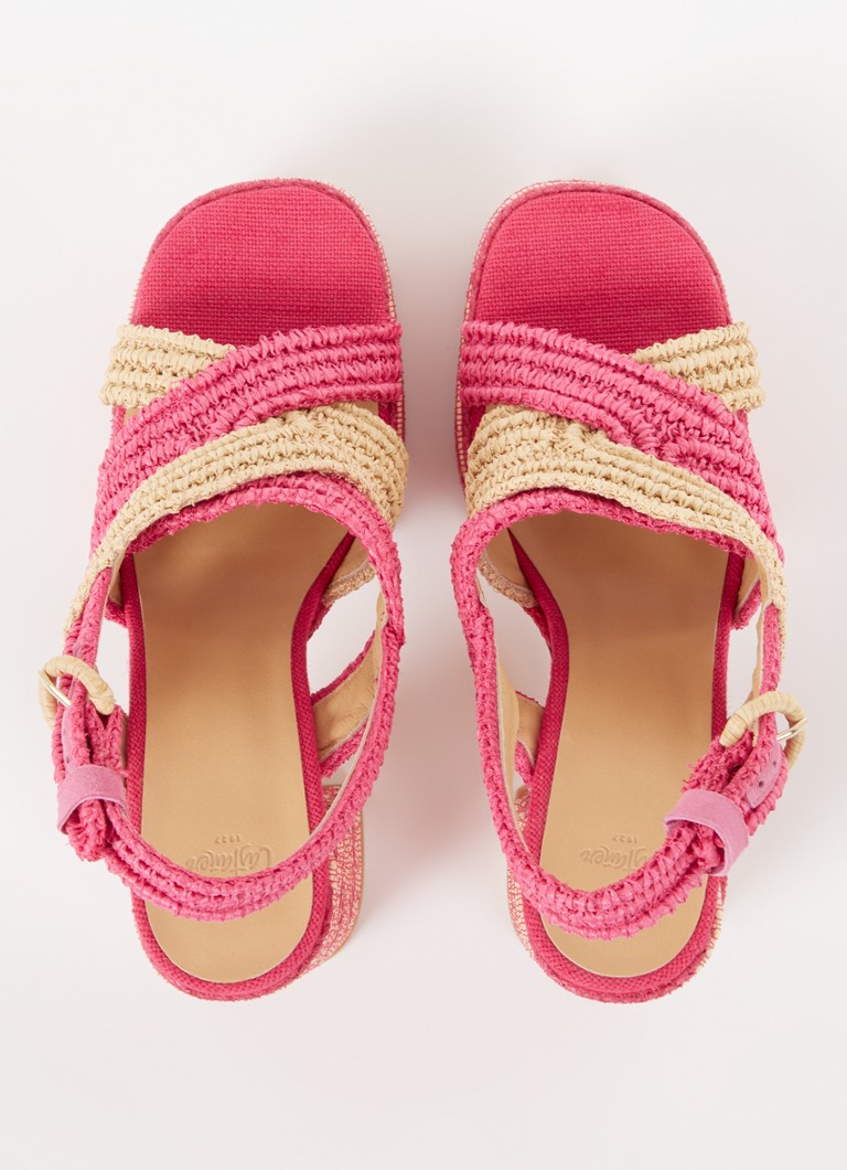 Castañer Fulvia Sandalette valmistettu raffiasta