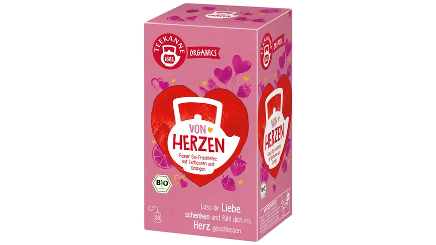 TEEKANNE BIO Organics  Früchtetee von Herzen 40 g